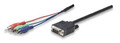 6 feet Premium HD15 SVGA Male to 3-RCA Component Video Cable
