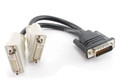 8 inch DMS-59 to Dual DVI Female Monitor Splitter Cable