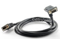 6ft. High-Res Coax Super-VGA (HD15) Male to Right-Angle Male Monitor Cable w/ Ferrite