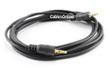 6 ft. Gold-Plated 2.5mm Stereo (TRS) Male/Male Slim Connector Audio Cable