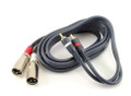 6 ft. 2-XLR 3C Male to 2-RCA Male Stereo Audio Cable