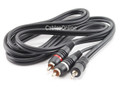 6 ft. Value-Series 3.5mm (1/8") Male to 2-RCA Male Audio Cable, Black