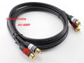 6 ft 2-RCA Audio M/M Premium 22-AWG Cable