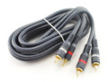 6 ft. High Quality Python® Audio 2-RCA Interconnects Cable, Blue