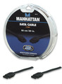 30" SATA-3 L-L Date Cable, 6.0 Mbps, Canshell, Manhattan 391672