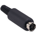 6 Pin Mini-Din Male Connector, PS/2 Type