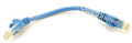0.5 ft. CAT.5E UTP Patch Ethernet Cable with Snagless Molded Boots, Blue