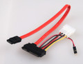 6" Sata Combo Data and Power Cable w/ 2-Pin Housing