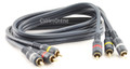 3ft. High Quality Python® Composite Audio /Video RCA Interconnects Cable