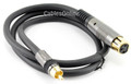 3ft. Premium XLR Female to RCA Male Audio Cable, 16AWG, Gold-Plated