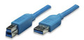 10 ft. USB 3.0 Super-Speed A Male to B Male Cable