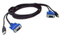 6' USB 2-in-1 KVM Cable Set, Monitor, Keyboard, Mouse