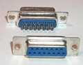D-Sub Solder Type DB15 Female Connector Cup