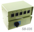 4-Way ABCD RJ45 Switch Box