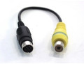 Mini-Din 7-Pin (Video Card) Male to RCA Composite Female Adapter Cable