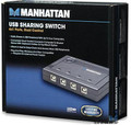 4 Port Hi-Speed USB 2.0 Sharing Switch, Manhattan 160735