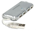 4-Port Mini Hi-Speed USB 2.0 HUB, Manhattan 160599