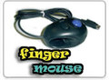 PS/2 4D Finger Mouse with Track Ball, Black