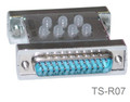 DB25 Male/Female RS232 Serial 7-LED Multi-Line Status Mini Tester
