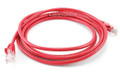 7 ft. CAT.5E UTP Patch Ethernet Cable with Snagless Molded Boots, Red