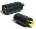 S-Video 4-Pin Female to RCA Female Composite Adapter