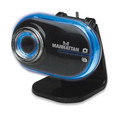USB 2.0 Enhanced Mega Cam, 1.3 Mega Pixels with Auto Tracking and Built-In Microphone, Manhattan 460477