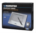 Graphic Tablet USB, 5" x 4", with Wireless pen and mouse , Manhattan 174572
