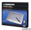 Graphic Tablet USB, 8" x 6", Wireless pen and mouse included, Manhattan 174459