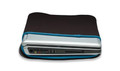 Reversible Notebook Computer Pouch, Black/Gray, Fits Most Widescreens Up to 10"