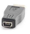 USB Mini-5 Pin Female to USB A Male Adapter, Manhattan 308366