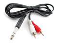 6 ft. 1/4 in. Stereo (TRS) Male / (2) RCA Male