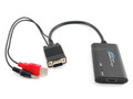 VGA Analog / HDMI Display Converter w/ USB & 3.5 mm