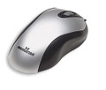 USB Optical Scroll Mouse, Silver and Black
