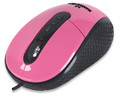 USB RightTrack™ Adjustable 3-Level Resolution Optical Mouse, Pink