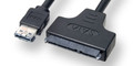 USB Shared ESATA Cable for 2.5" SATA Laptop Hard Drive