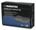 13 Port USB 2.0 Desktop Hub with Power Adapter, Manhattan 161022