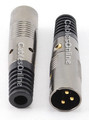 XLR 3-Pin Male Microphone Connector with Gold Plated Pins