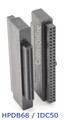 SCSI-3 HPDB68 Female to IDC50 Female Internal SCSI Adapter