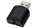 USB 2.0 Stereo Sound Adapter with Mic Input