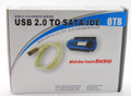 USB 2.0 to SATA/IDE 40/44-Pin Hard Drive Adapter w/ Power Supply & OTB
