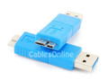 USB 3.0 Super-Speed A Male to Micro-B Male Adapter