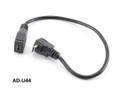 9" USB Micro-B Male Right Angle (Up Position) to Female Extension Cable