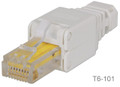 Toolless CAT6 RJ45 Modular Plug, no need for a crimping tool, intellinet 790482