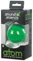 Sound Science Atom Glowing Wireless Bluetooth Mini-Speaker w/ LED Lighting Green