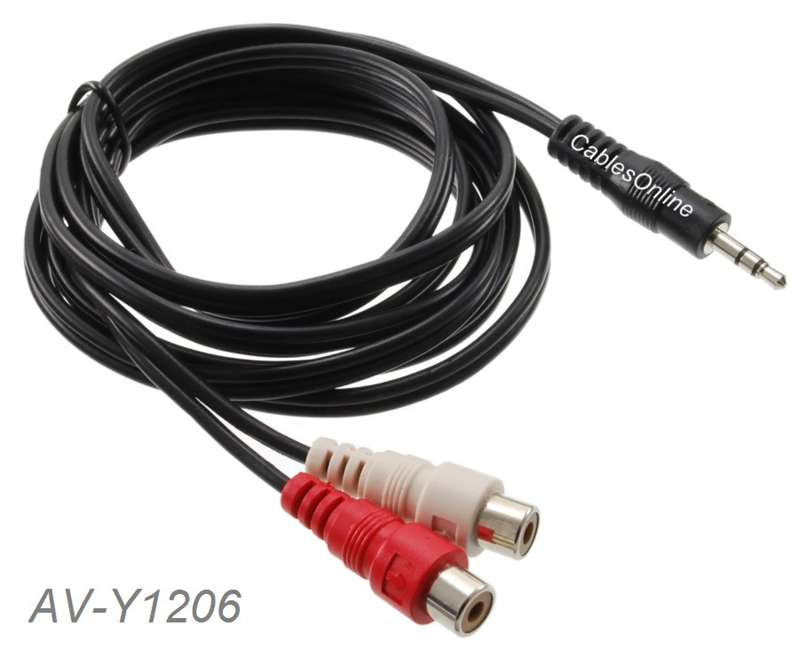 25 feet 2 RCA Male to Male Audio Cable (2 White/2 Red Connectors)