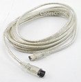 15 ft. IEEE 1394a 6 Pin to 9 Pin 1394b Firewire Bilingual Cable