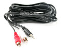12ft. 3.5mm Stereo Male to 2 RCA Male Audio Cable