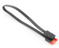 12 inch SATA 7-Pin Male to Female Extension Cable, Black
