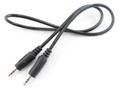 1.5ft 2.5mm Stereo (TRS) Male to Male Audio Cable