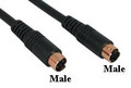 12' S-Video MiniDin-4 M/M Cable